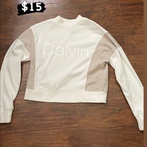 I am selling a Calvin Klein crewneck sweatshirt.